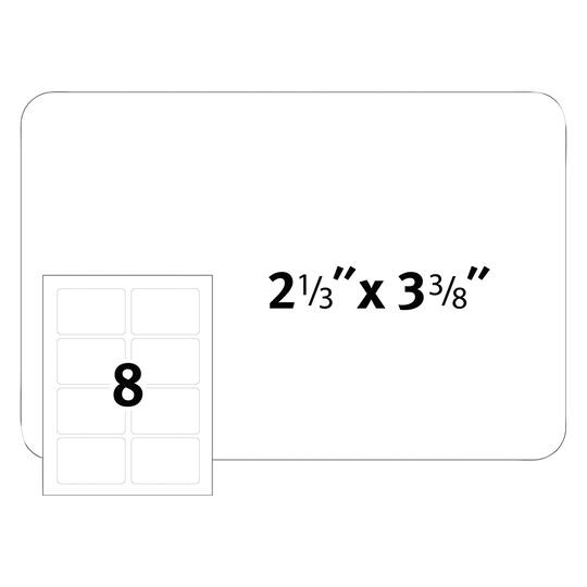 5 Packs: 160 ct. (800 total) Avery® White Flexible Adhesive Name Badge  Labels